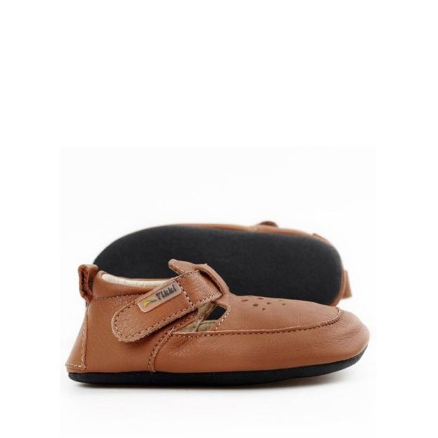 Kids Tikki Pre-Walkers | Tikki Kids Pouf Shoes Granola Leather