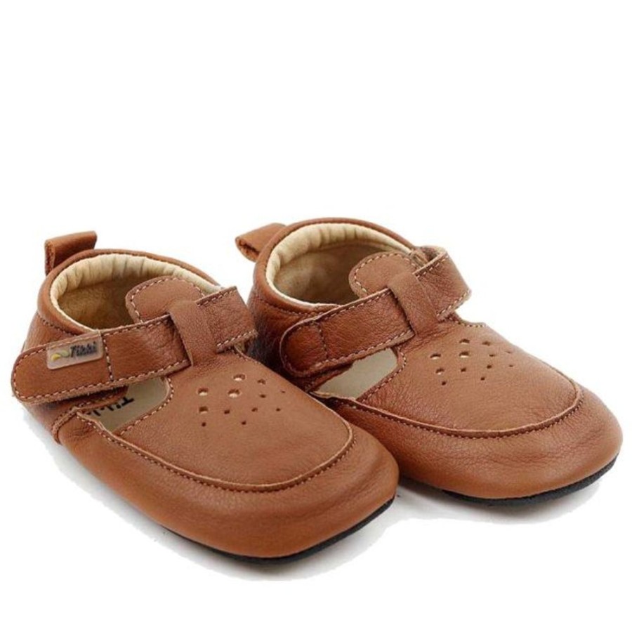 Kids Tikki Pre-Walkers | Tikki Kids Pouf Shoes Granola Leather