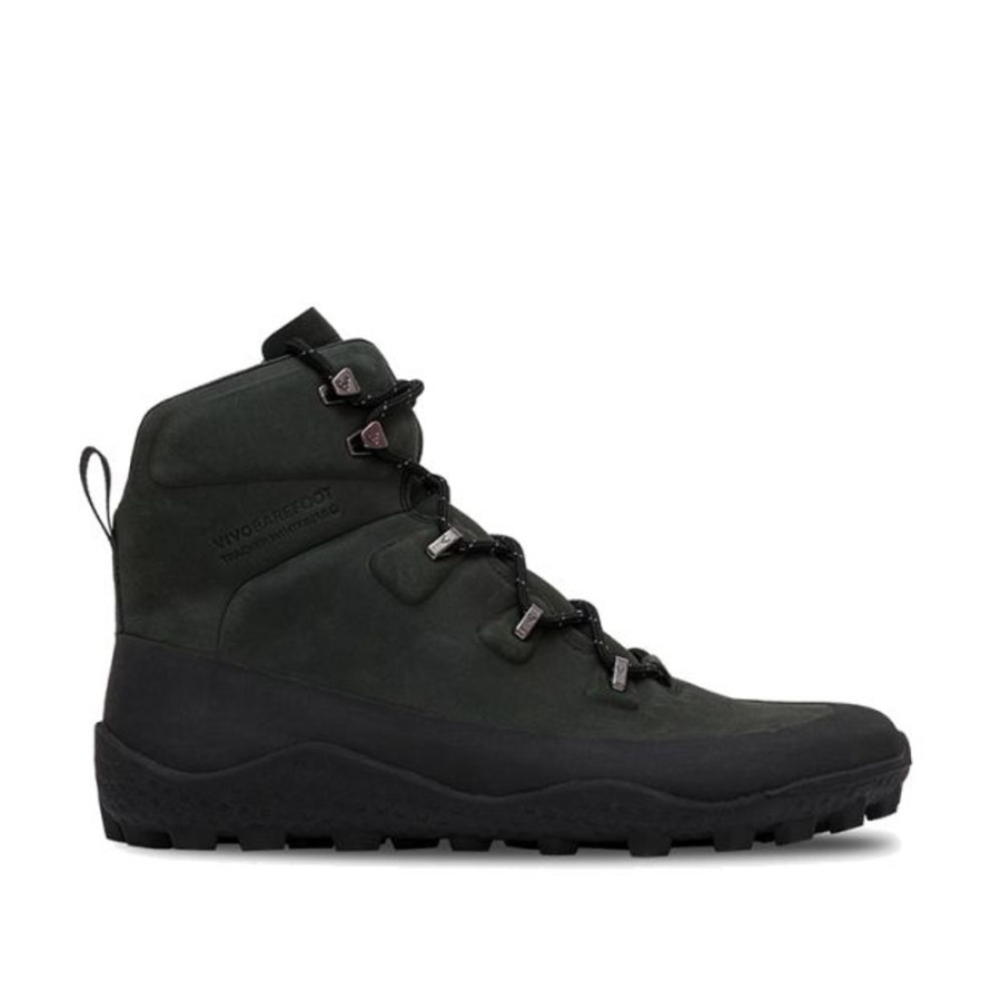 Adults VivoBarefoot Boots | Vivobarefoot Men'S Tracker Winter Boots Obsidian