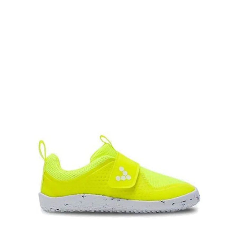 Kids VivoBarefoot Trainers | Vivobarefoot Kids Primus Iii Trainers Lemon Zest