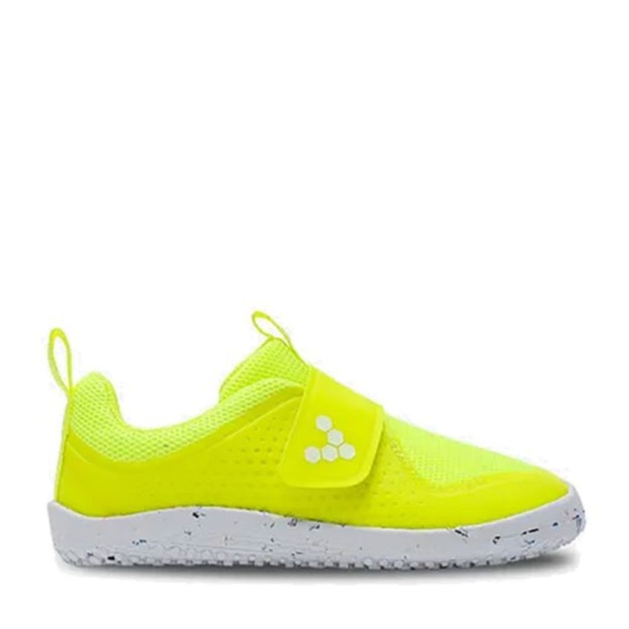 Kids VivoBarefoot Trainers | Vivobarefoot Kids Primus Iii Trainers Lemon Zest