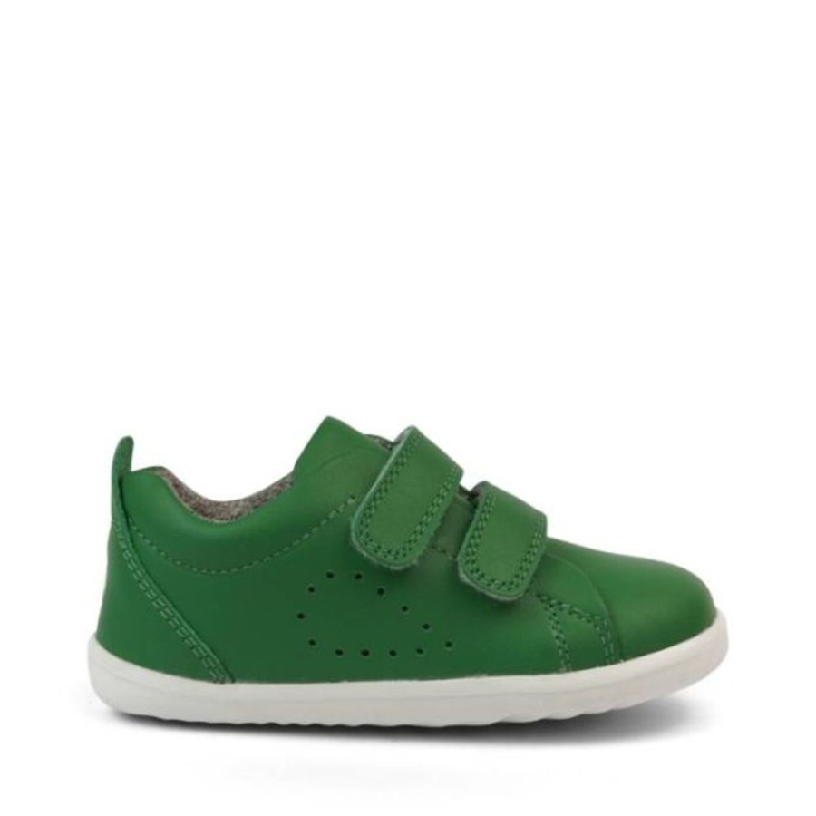 Kids Bobux Step Up Trainers | Bobux Su Grass Court Emerald