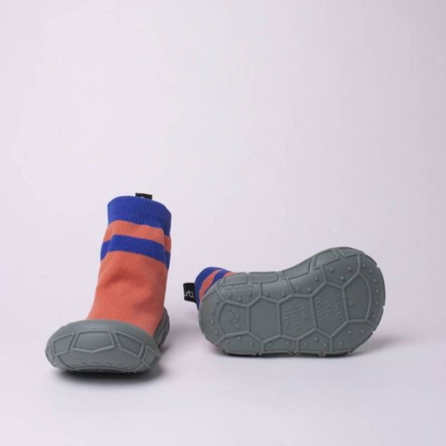 Kids Turtl Tots Water Shoes | Turtl Socks In A Shell Coral