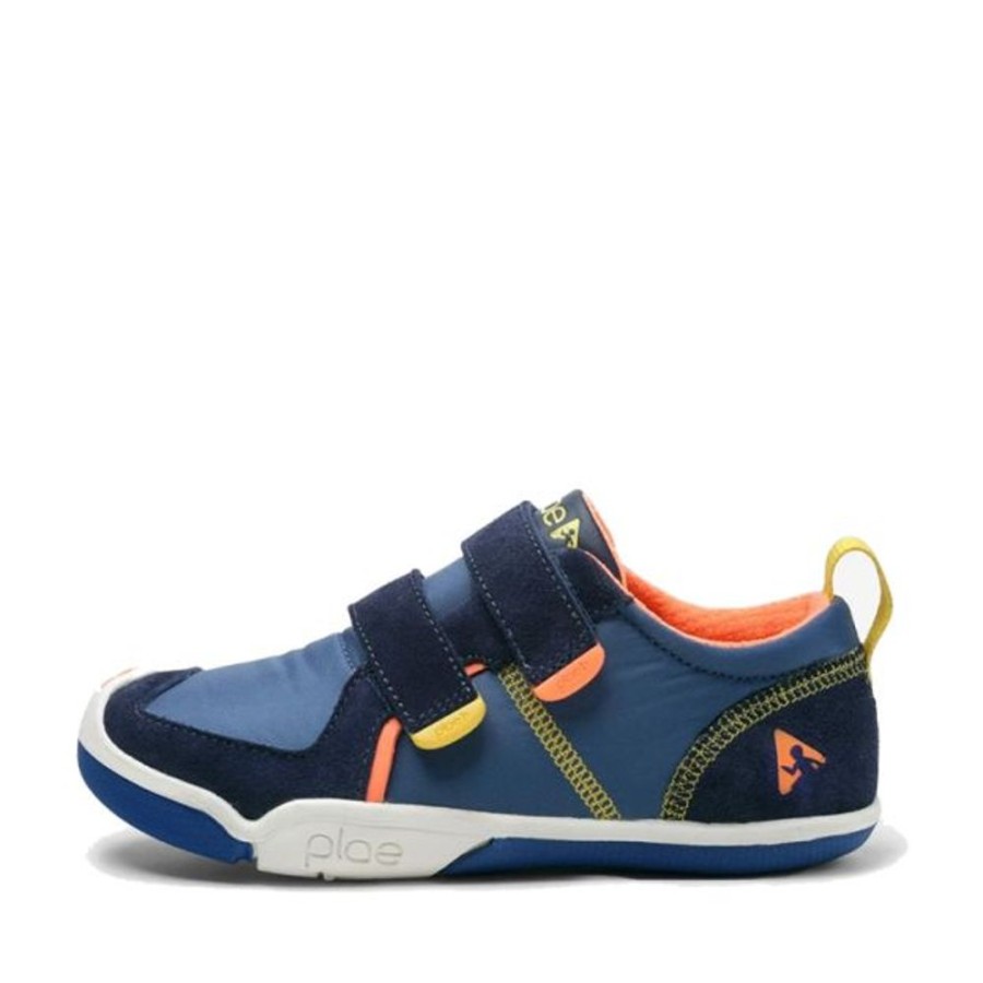 Kids Plae Trainers | Plae Ty Denim Navy