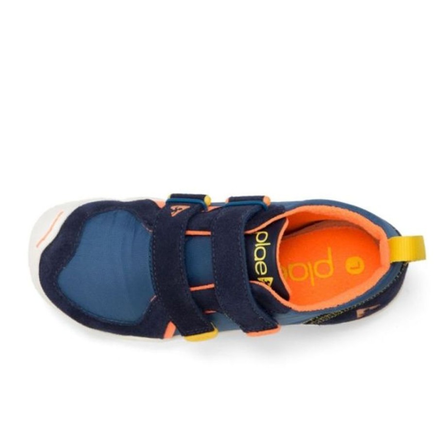 Kids Plae Trainers | Plae Ty Denim Navy