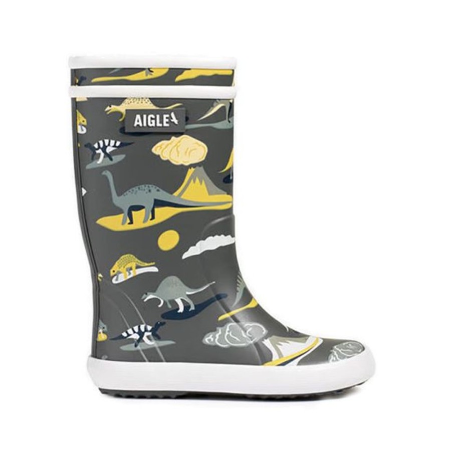 Kids Aigle Wellingtons | Aigle Kids Lolly Pop Play Welly Dino