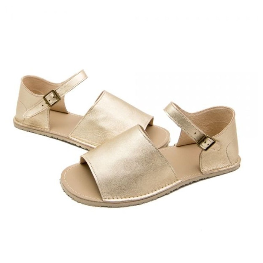 Adults Zeazoo Sandals | Zeazoo Ladies Coral Sandals Golden Beige