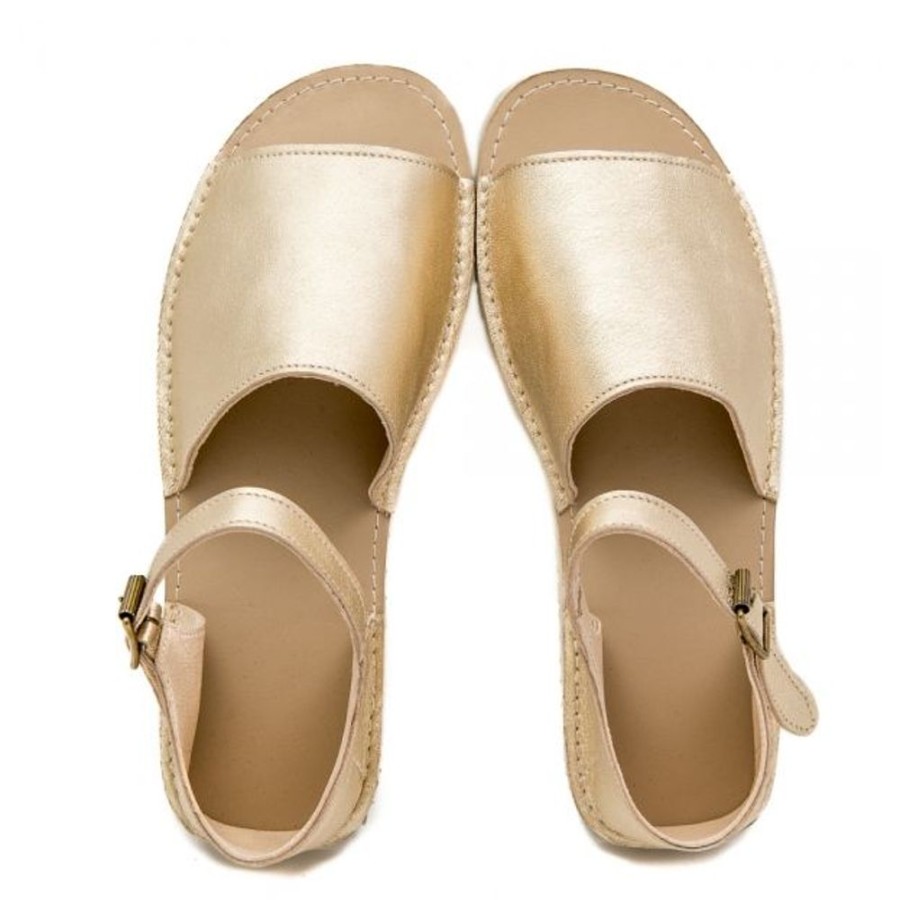 Adults Zeazoo Sandals | Zeazoo Ladies Coral Sandals Golden Beige