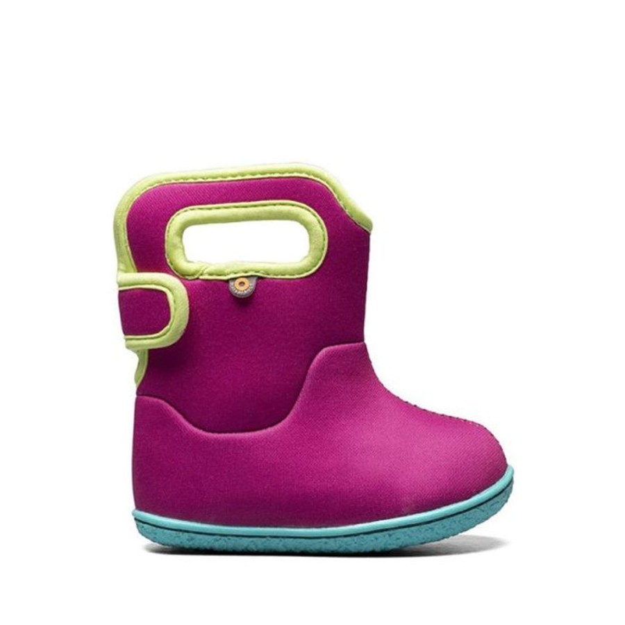 Kids Bogs Boots | Baby Bogs Solid Magenta