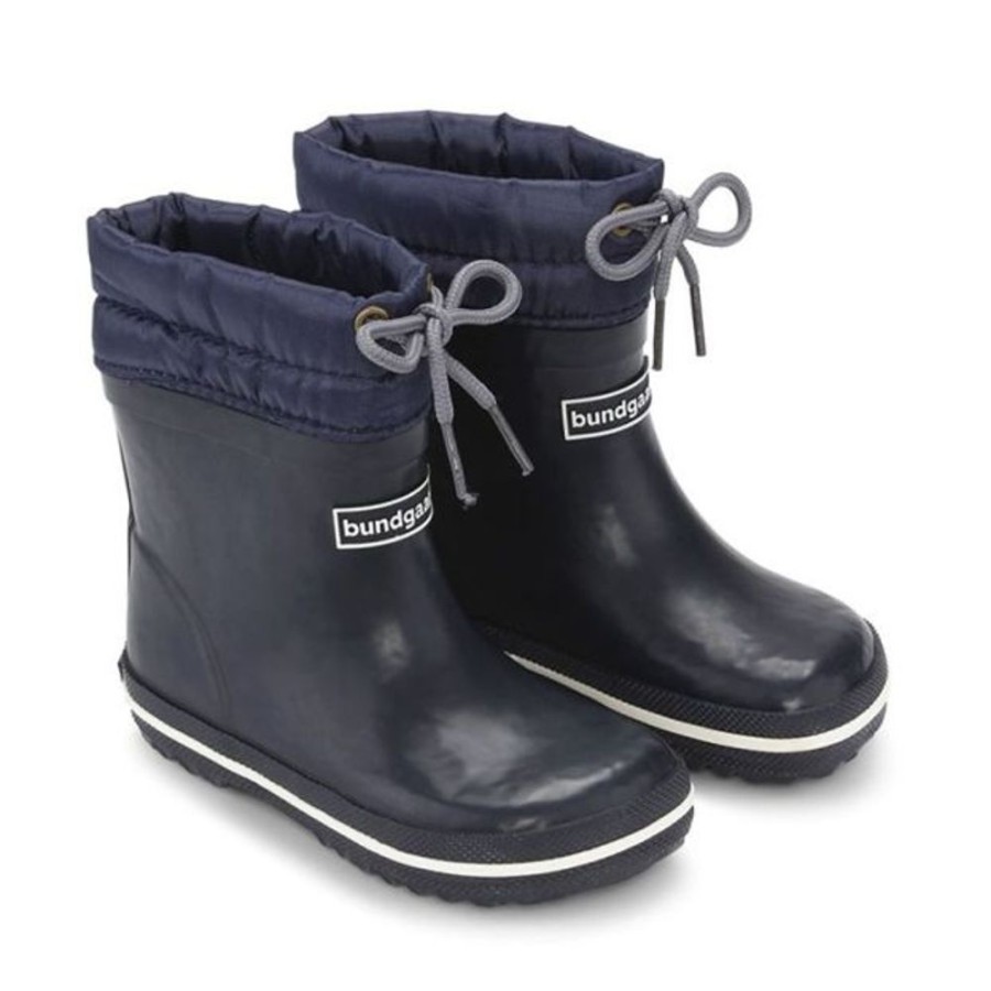 Kids Bundgaard Wellingtons | Bundgaard Cirro Low Warm Wellingtons Navy