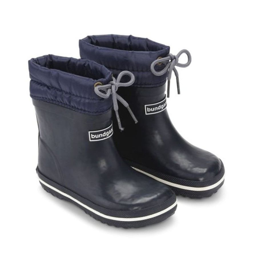 Kids Bundgaard Wellingtons | Bundgaard Cirro Low Warm Wellingtons Navy