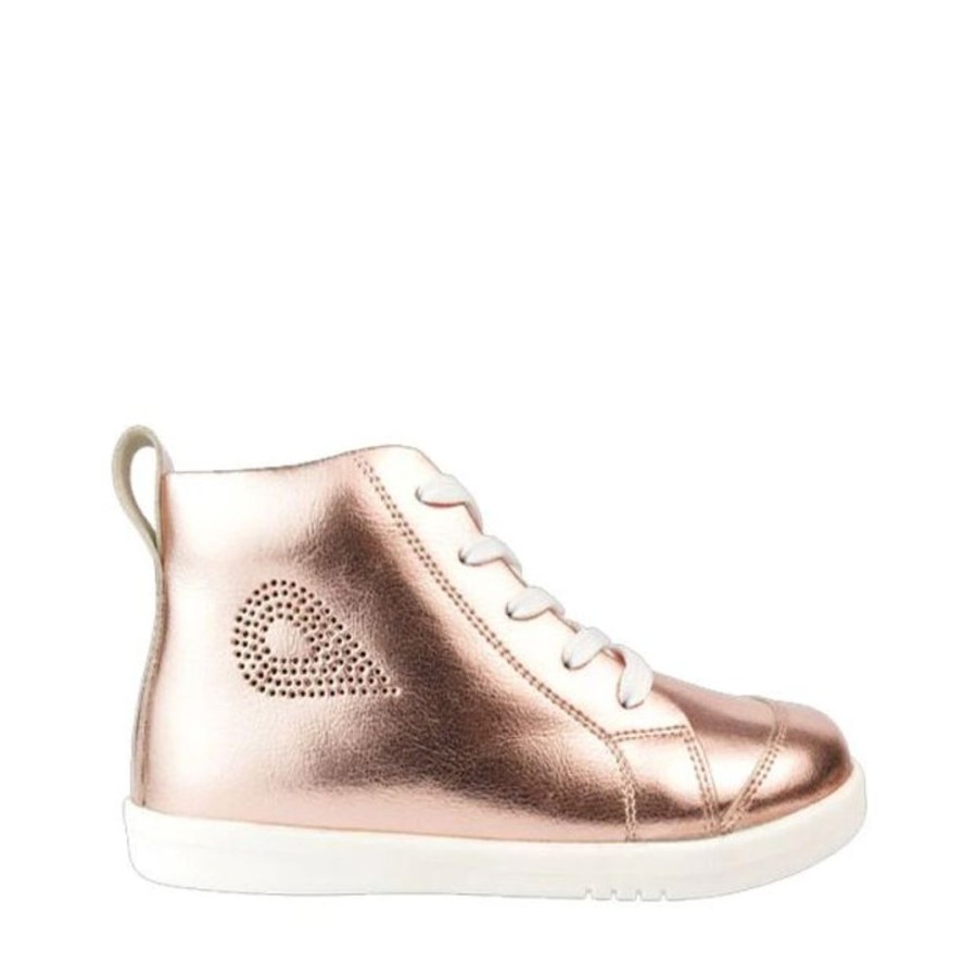 Kids Bobux i-Walk Trainers | Bobux I-Walk Alley-Oop Rose Gold