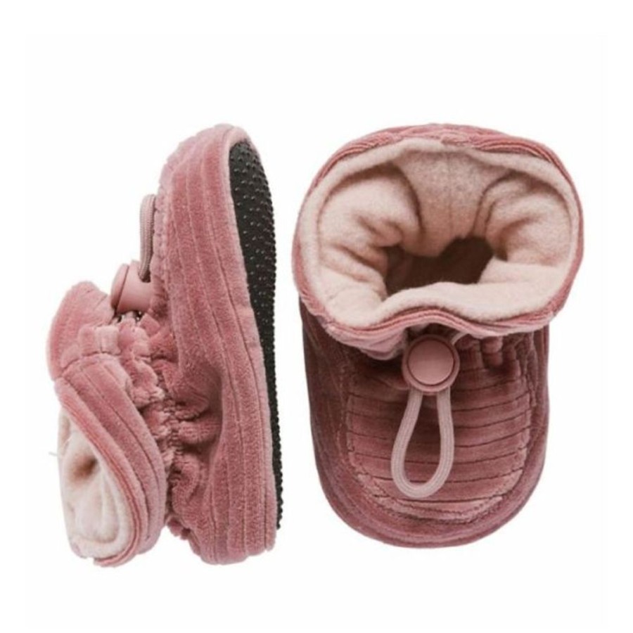 Kids MP Denmark Pre-Walkers | Mp Denmark Velvet Booties Dark Rose