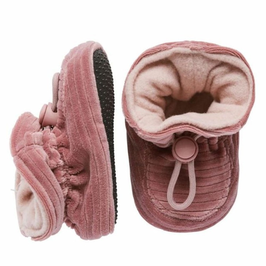 Kids MP Denmark Pre-Walkers | Mp Denmark Velvet Booties Dark Rose