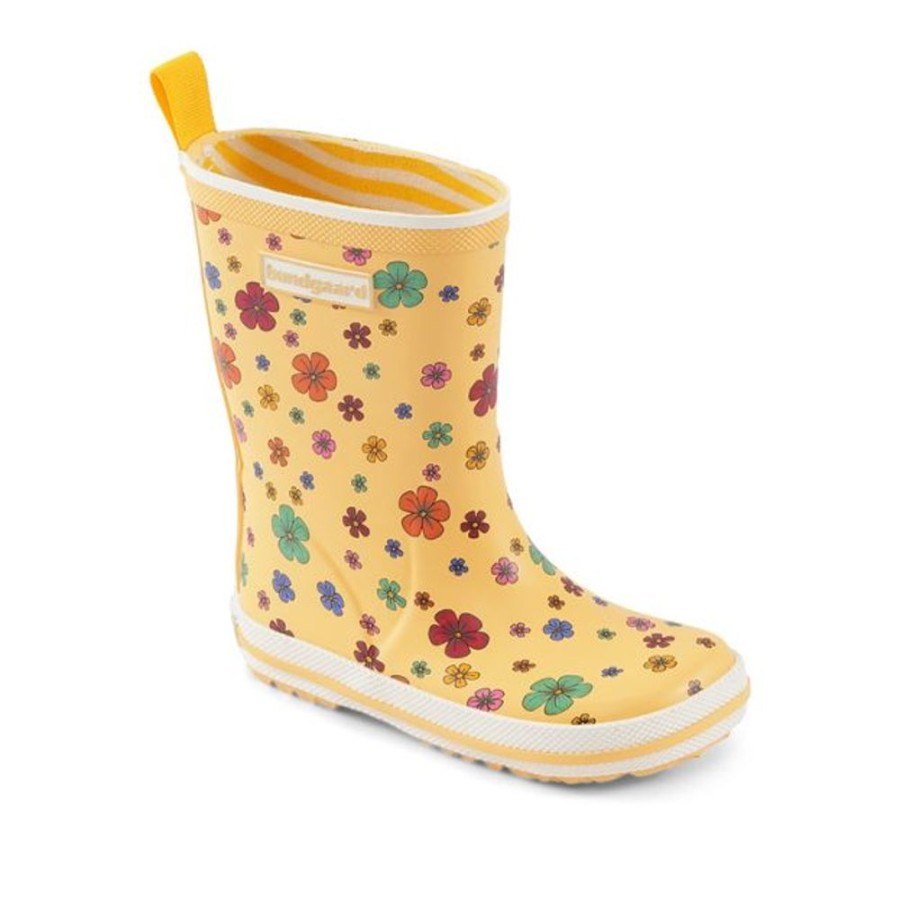 Kids Bundgaard Wellingtons | Bundgaard Kids Classic Charly High Wellingtons Cosmos Flower