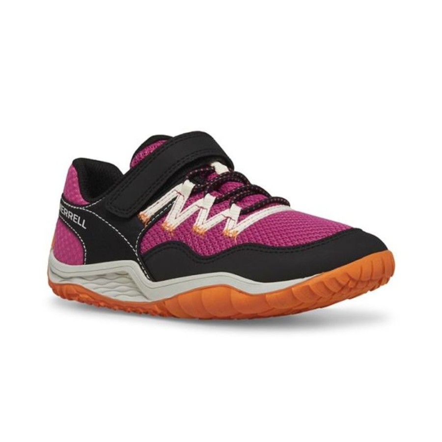 Kids Merrell Trainers | Merrell Kids Trail Glove 7 Fuchsia/Black