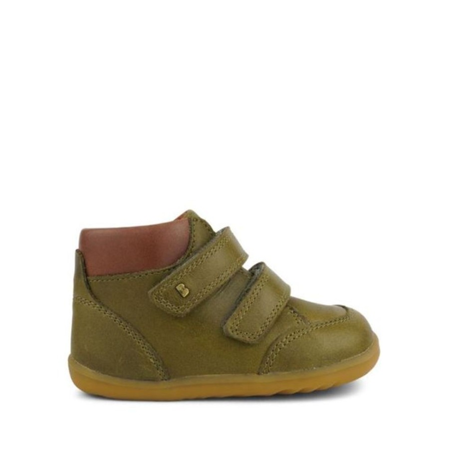 Kids Bobux Step Up Boots | Bobux Su Timber Boot Olive