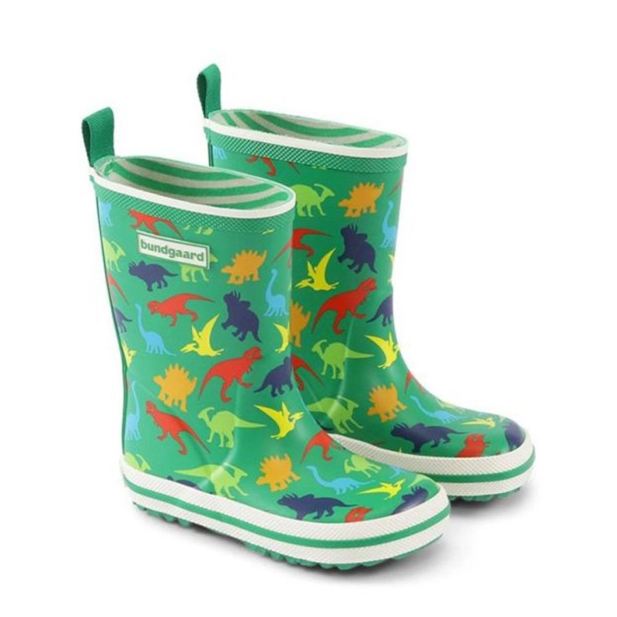 Kids Bundgaard Wellingtons | Bundgaard Kids Classic Charly High Wellingtons Dino