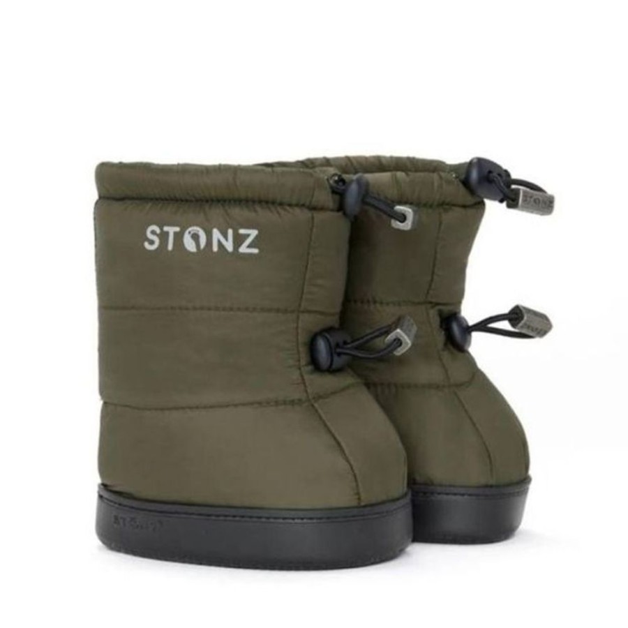 Kids Stonz Pre-Walkers | Stonz Puffer Booties Pine