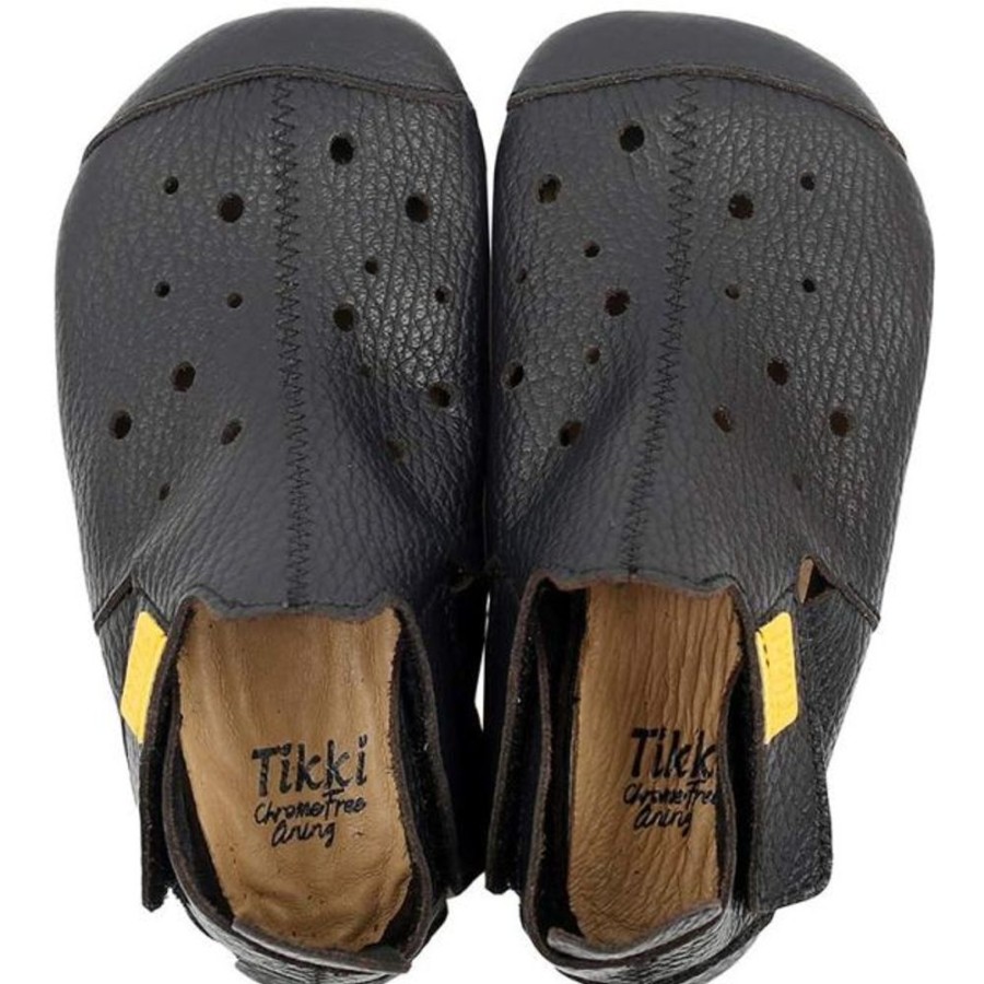 Kids Tikki School | Tikki Kids Ziggy Shoes Black Leather