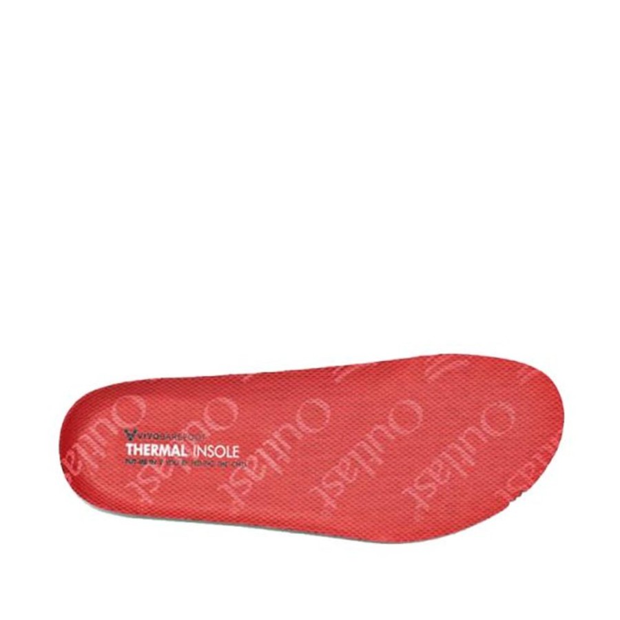 Accessories VivoBarefoot | Vivobarefoot Ladies Thermal Insole Red