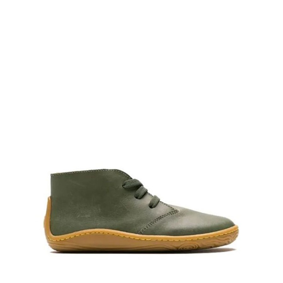 Kids VivoBarefoot Shoes | Vivobarefoot Kids Gobi Addis Botanical Green