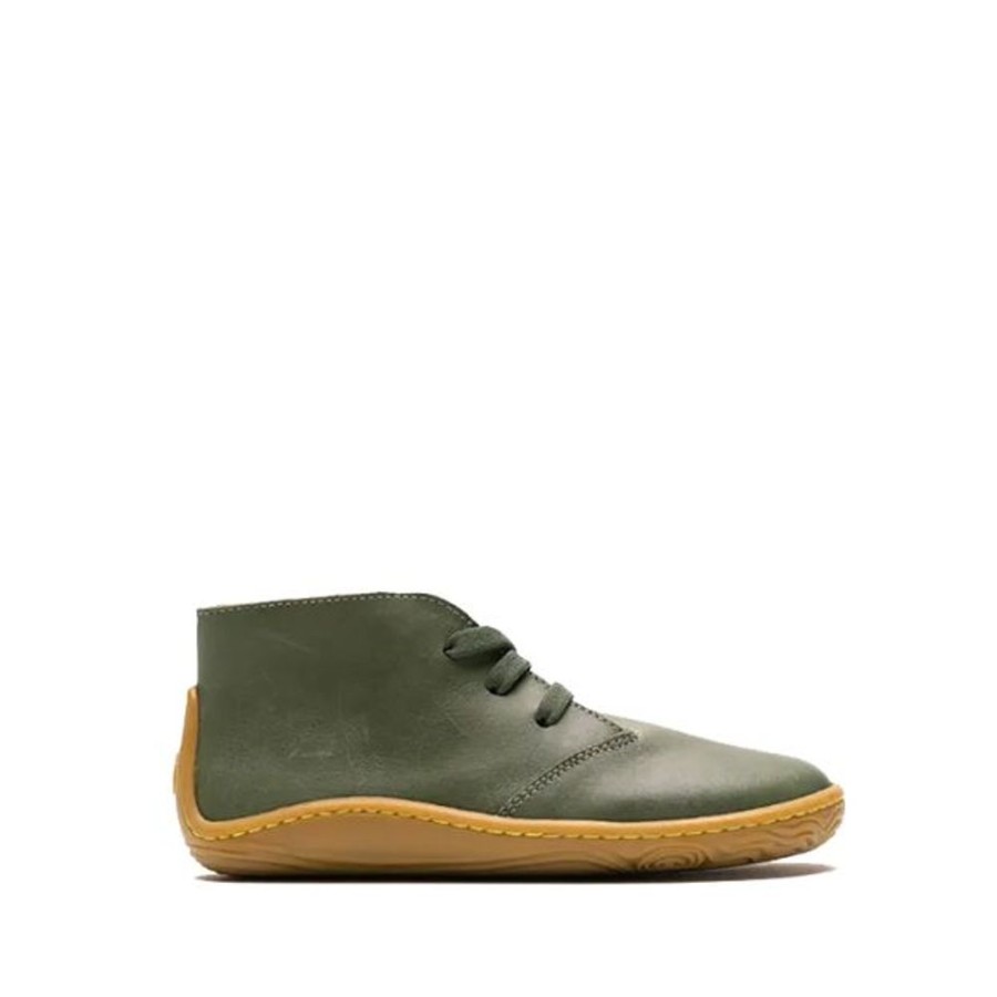 Kids VivoBarefoot Shoes | Vivobarefoot Kids Gobi Addis Botanical Green