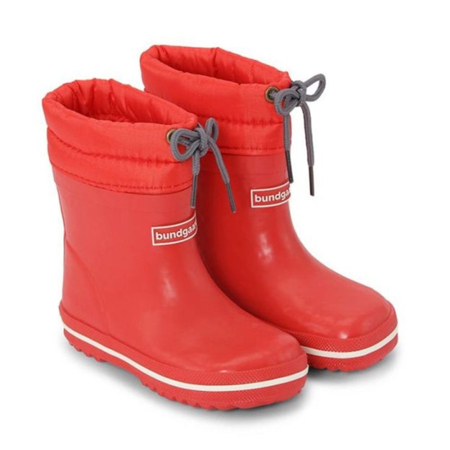 Kids Bundgaard Wellingtons | Bundgaard Cirro Low Warm Wellingtons Red