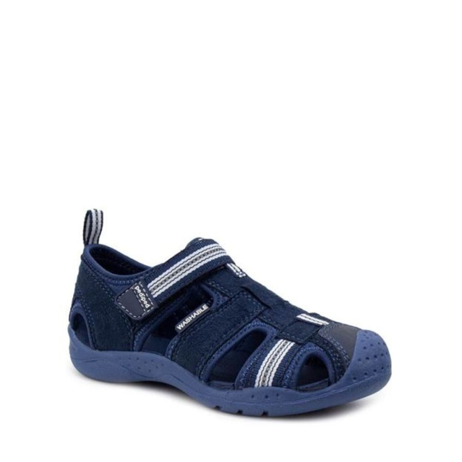 Kids Pediped Flex Sandals | Pediped Sahara Navy Blue