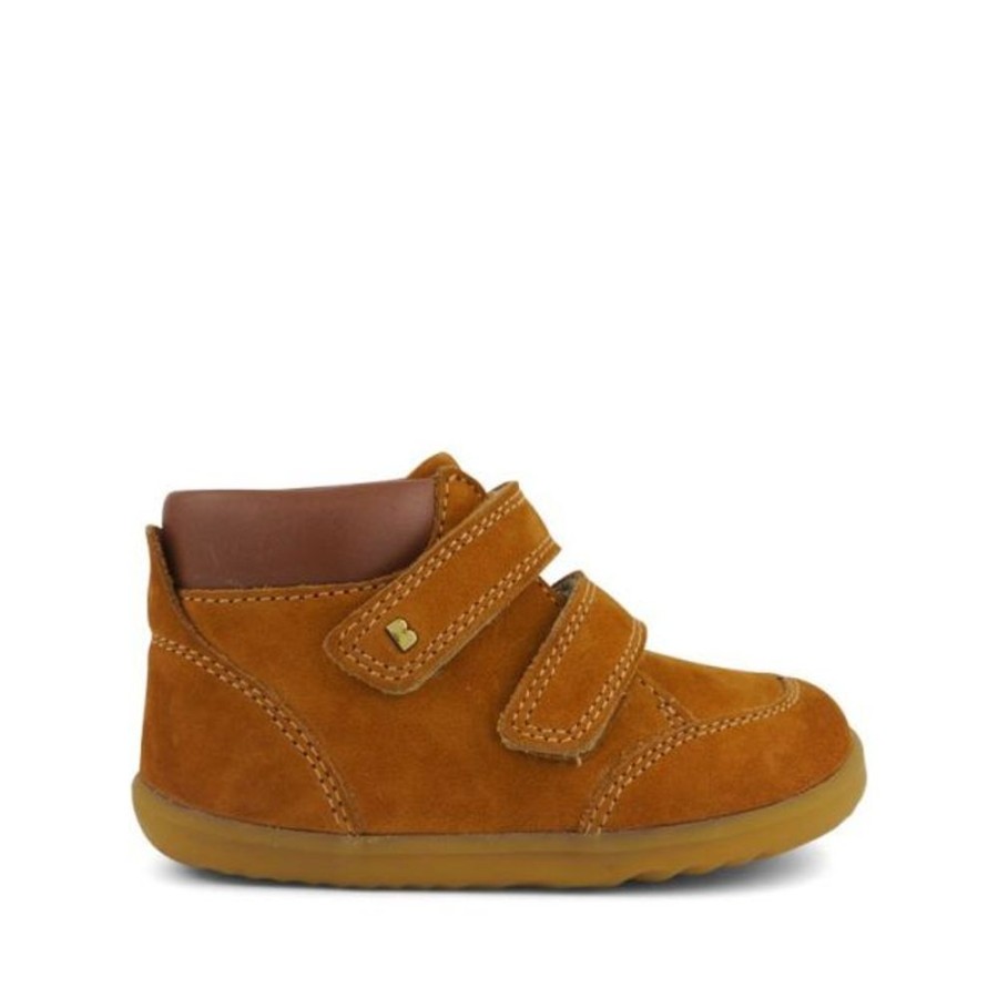 Kids Bobux Step Up Boots | Bobux Su Timber Boot Mustard