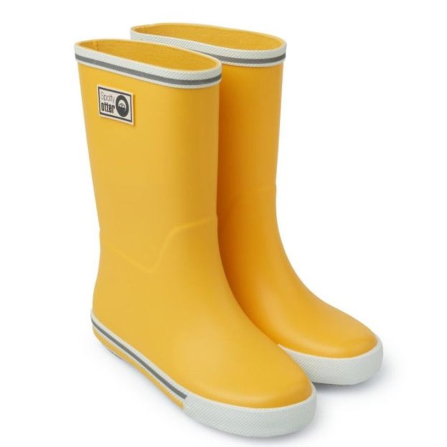 Kids Spotty Otter Wellingtons | Spotty Otter Forest Ranger Wellies Yellow