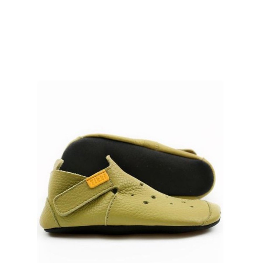 Kids Tikki Pre-Walkers | Tikki Kids Ziggy Shoes Lime Leather