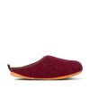 Adults Camper Shoes | Camper Ladies Wabi Slippers Burgundy