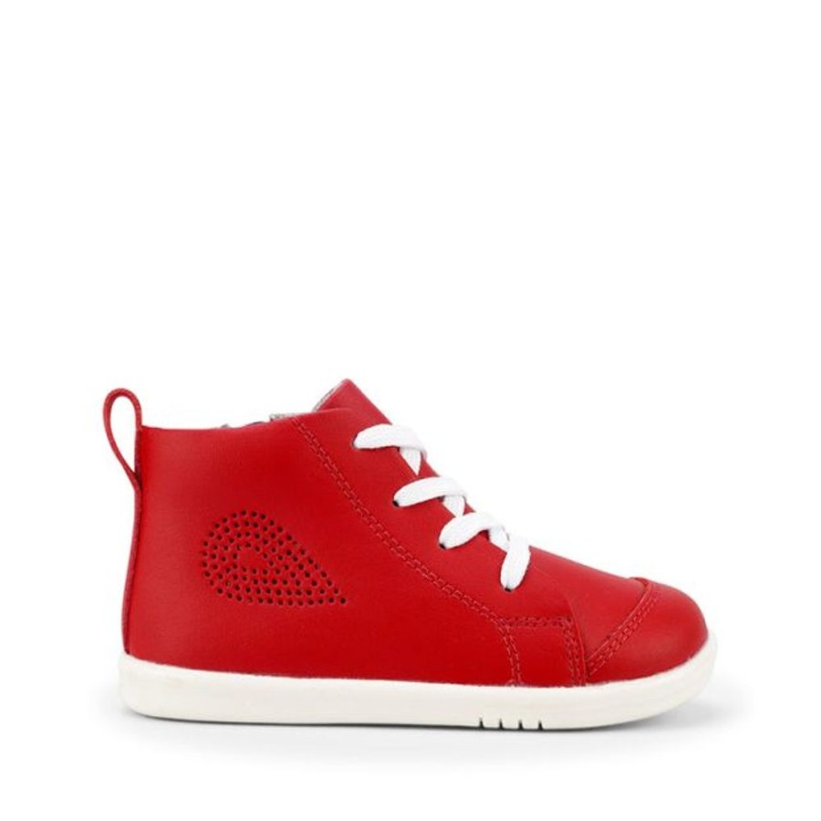 Kids Bobux i-Walk Boots | Bobux I-Walk Alley-Oop Boot Red