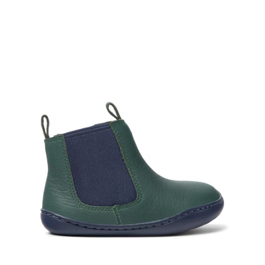 Kids Camper Boots | Camper Kids First Peu Chelsea Boots Green