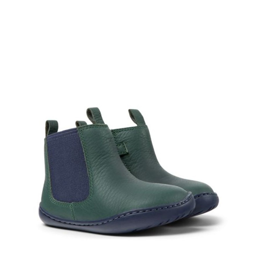 Kids Camper Boots | Camper Kids First Peu Chelsea Boots Green