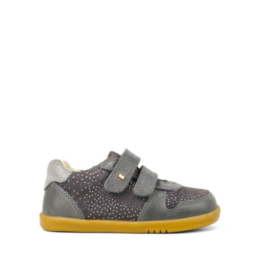 Kids Bobux i-Walk Trainers | Bobux I-Walk Riley Charcoal Starburst