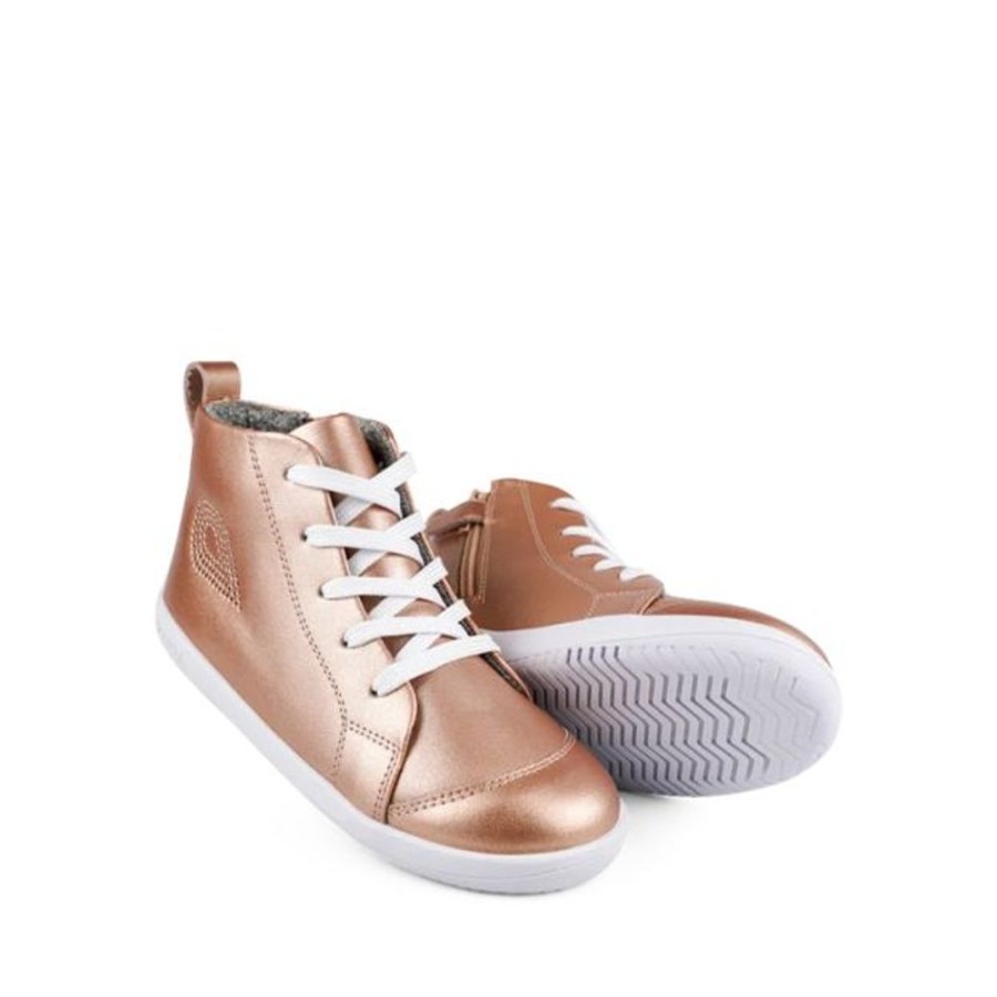 Kids Bobux Kid+ Boots | Bobux Kid+ Alley-Oop Boot Rose Gold