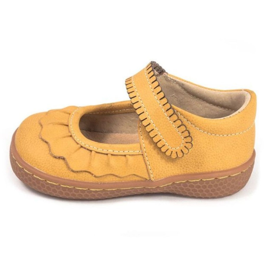 Kids Livie and Luca Shoes | Livie And Luca Ruche Butterscotch