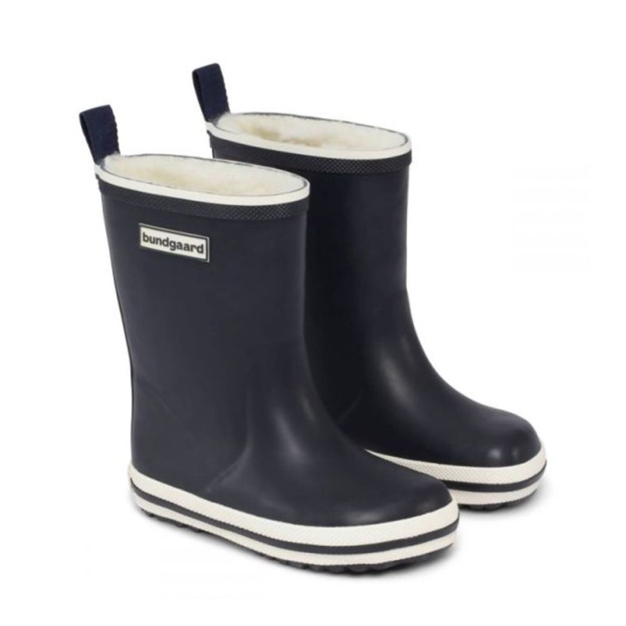 Kids Bundgaard Wellingtons | Bundgaard Kids Classic Winter Wellingtons Navy