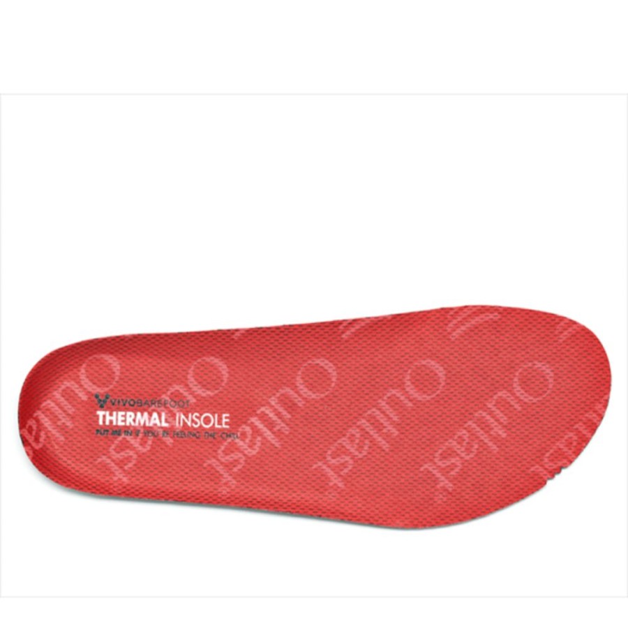 Accessories VivoBarefoot | Vivobarefoot Kids Thermal Insole Red