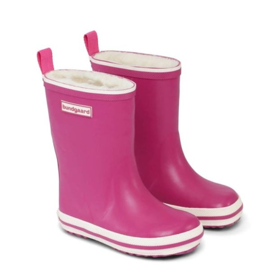 Kids Bundgaard Wellingtons | Bundgaard Kids Classic Winter Wellingtons Raspberry