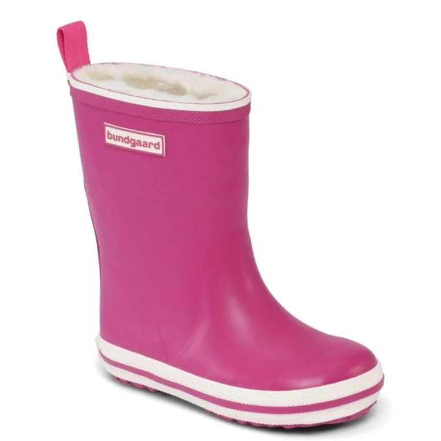 Kids Bundgaard Wellingtons | Bundgaard Kids Classic Winter Wellingtons Raspberry