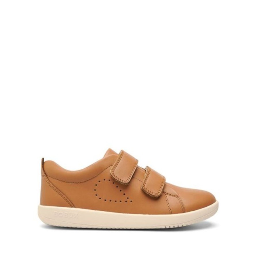 Kids Bobux Kid+ Trainers | Bobux Kid+ Grass Court Caramel