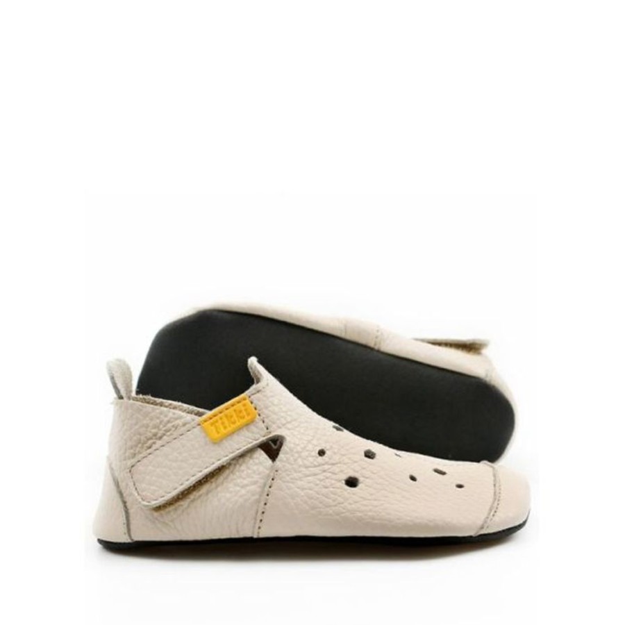 Kids Tikki Pre-Walkers | Tikki Kids Ziggy Shoes Cream Leather