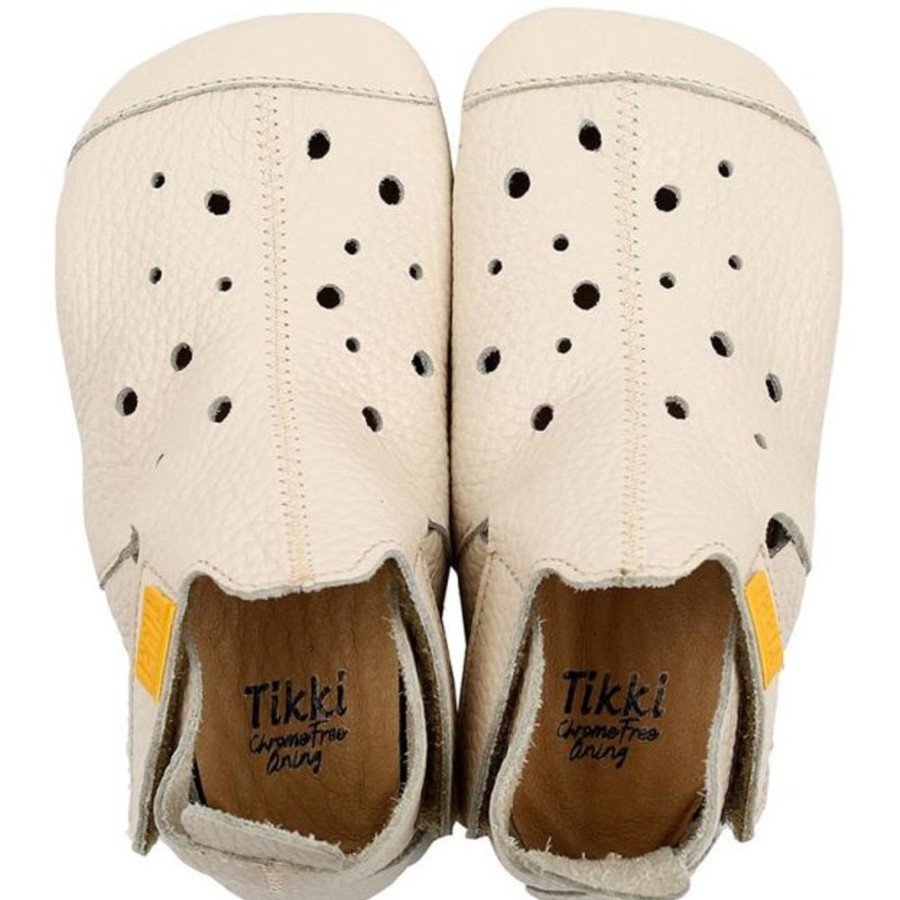 Kids Tikki Pre-Walkers | Tikki Kids Ziggy Shoes Cream Leather