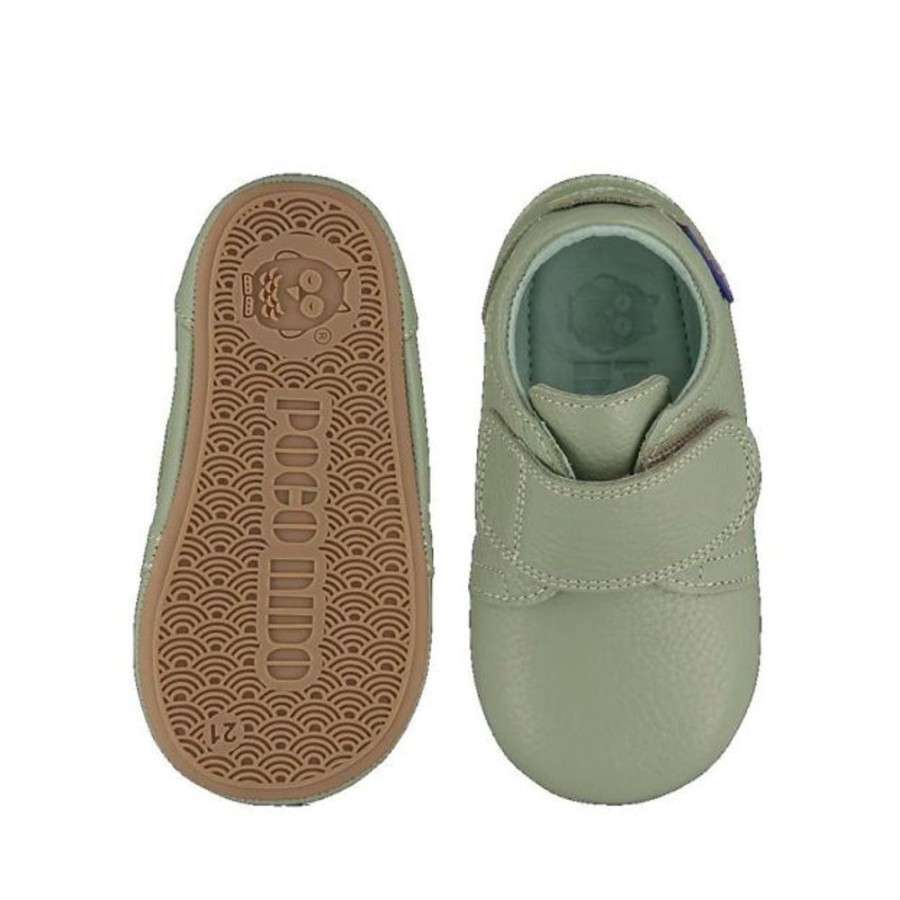 Kids Poco Nido First Shoes | Poco Nido Sage Strap Shoe