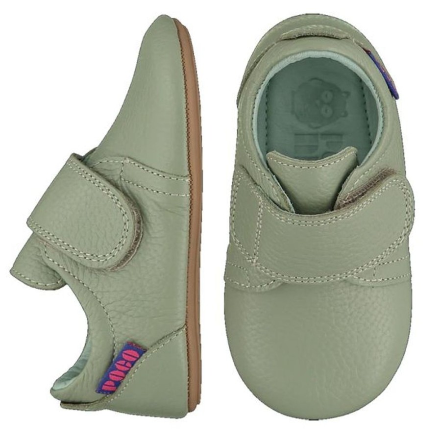 Kids Poco Nido First Shoes | Poco Nido Sage Strap Shoe