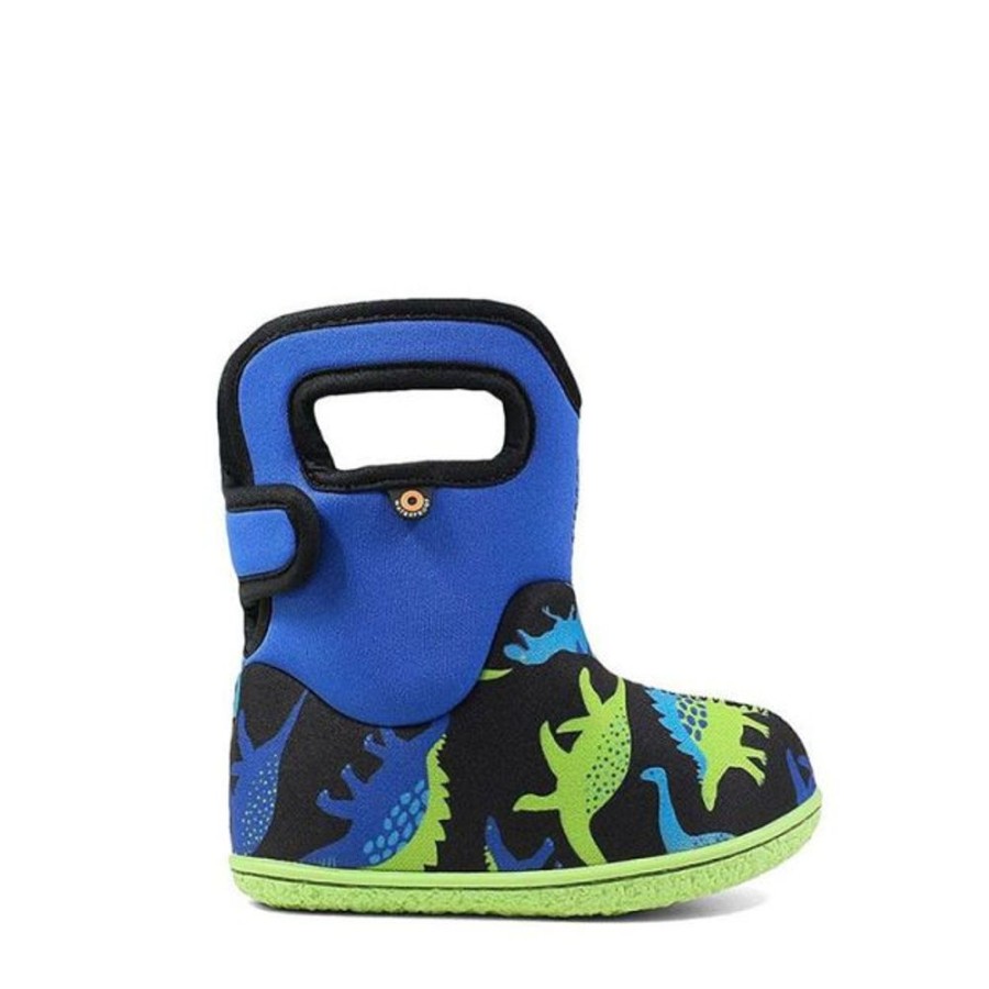 Kids Bogs Boots | Baby Bogs Dino Electric Blue Multi