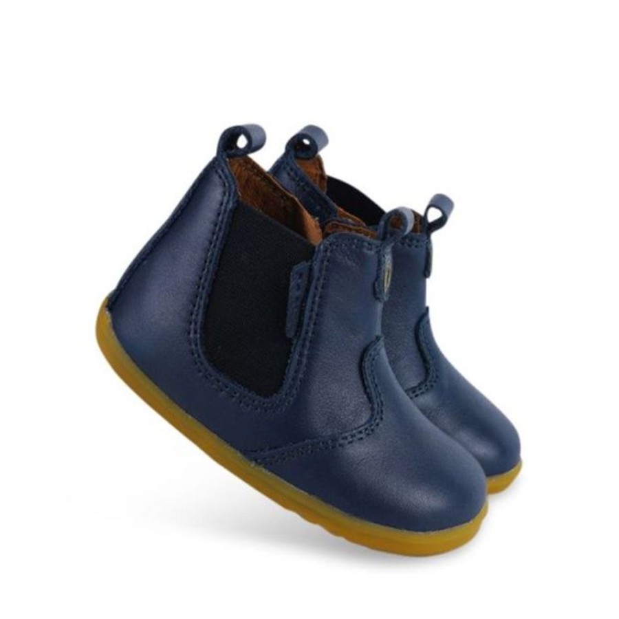 Kids Bobux Step Up Boots | Bobux Su Jodhpur Boot Navy